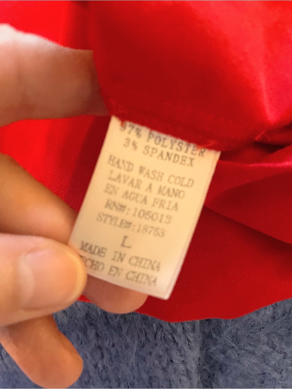 Savanna Jane Red Puff Sleeve Ruffle Neck Blouse Large - Picture 7 of 7